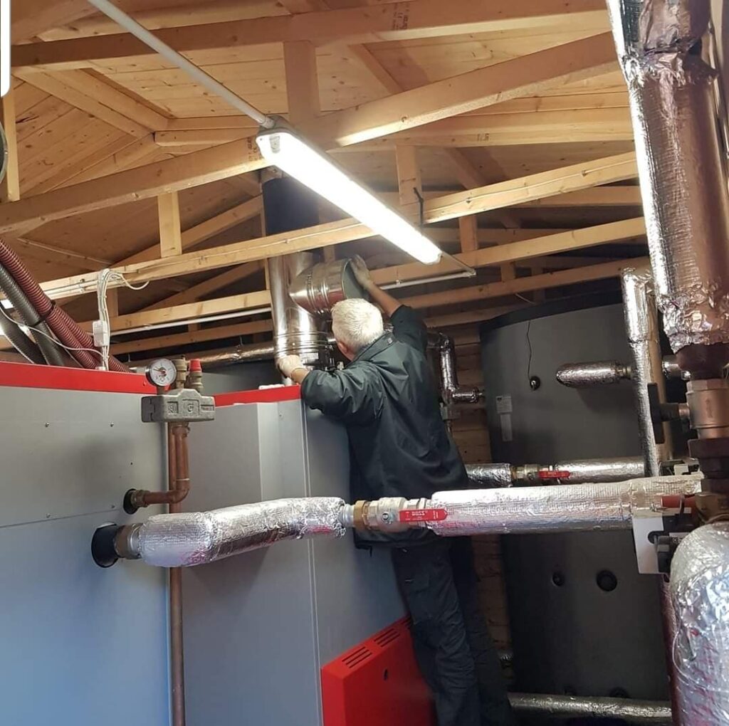 biomass flue sweep