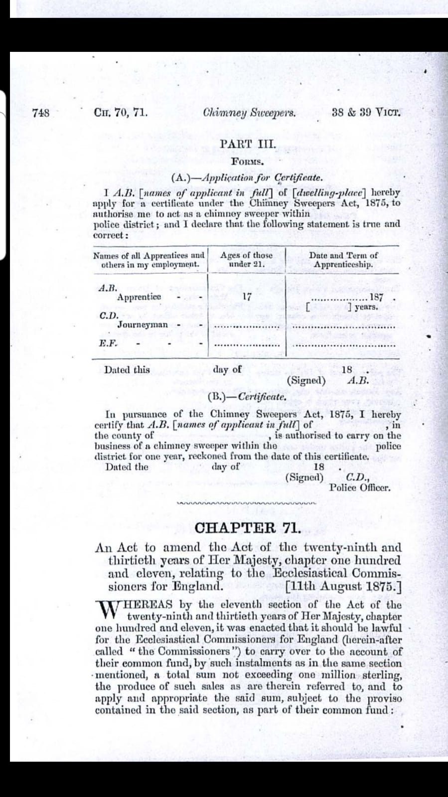 History Of Chimney sweeps page 6