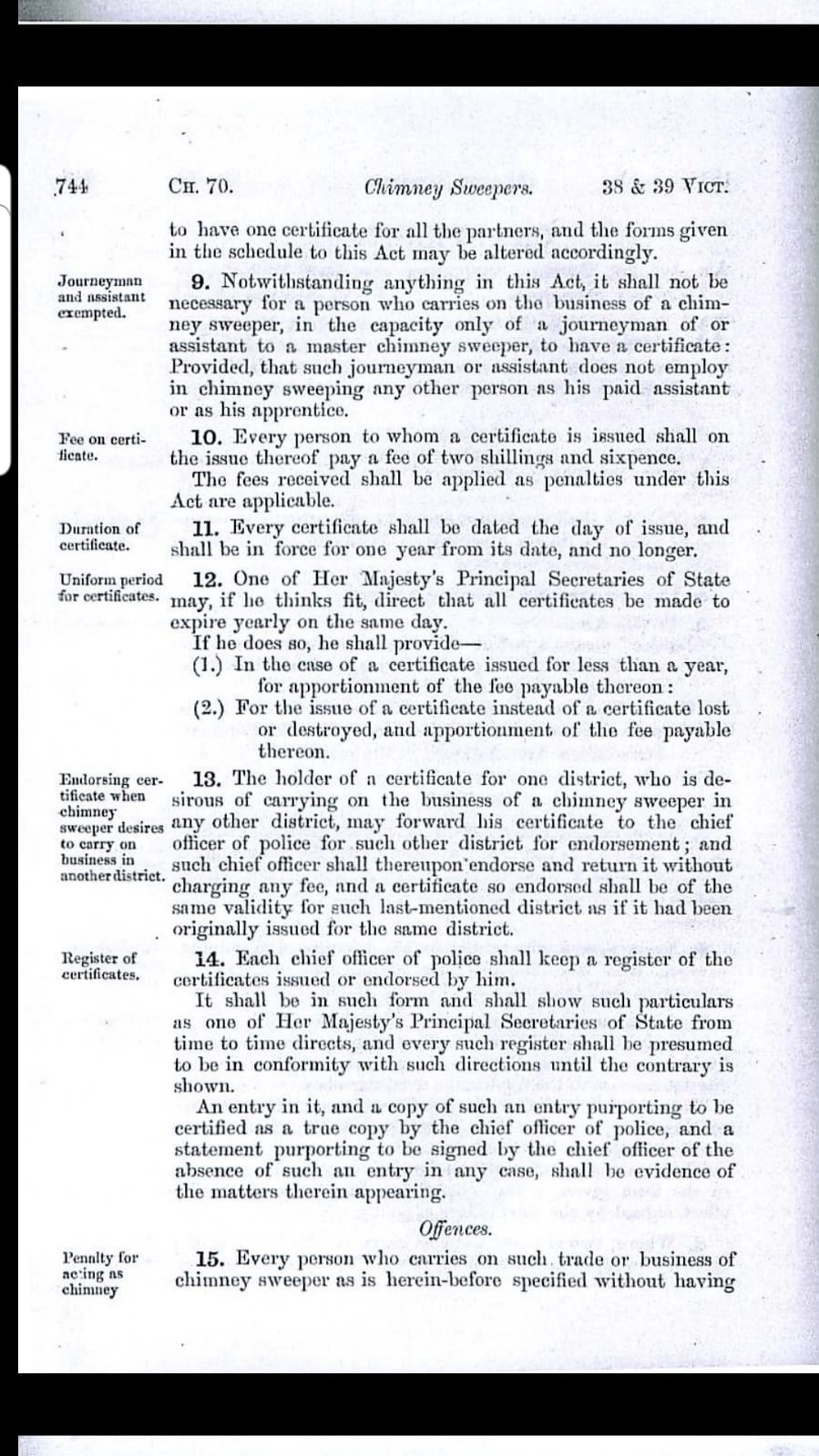 History Of Chimney sweeps page 2