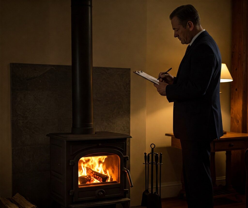 Getting a stove or wood burner signed off by LABC